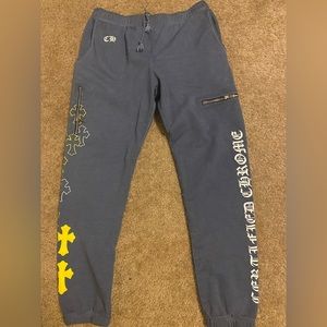 Chrome hearts drake collab sweatpants